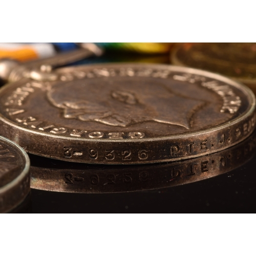 96 - A Boer War and Great War four medal group awarded to: 7275 / 3-9326 Private Joseph Peach, Yorkshire ... 