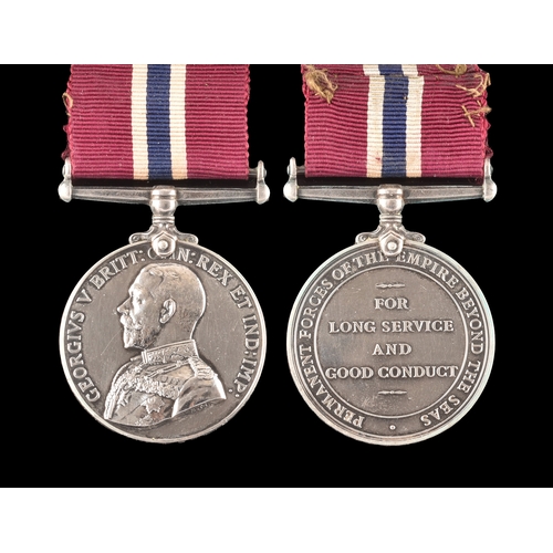 117 - A George V Permanent Forces of the Empire Beyond The Seas LSGC Medal, awarded to: Conductor Warrant ... 