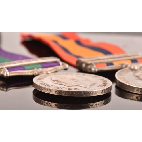 102 - A Boer War, Great War and later MID LSGC MSM six medal group awarded to: S-4747 Warrant Officer 1st ... 