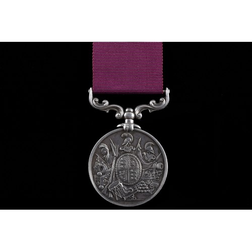 255 - A Queen Victoria Army Long Service and Good Conduct LSGC Medal awarded to: Colour Sergeant P. Dought... 