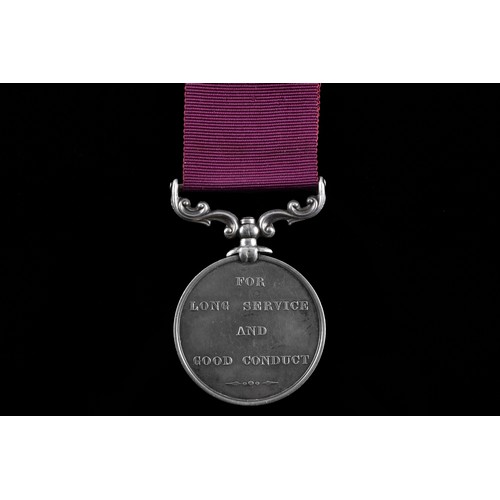 255 - A Queen Victoria Army Long Service and Good Conduct LSGC Medal awarded to: Colour Sergeant P. Dought... 