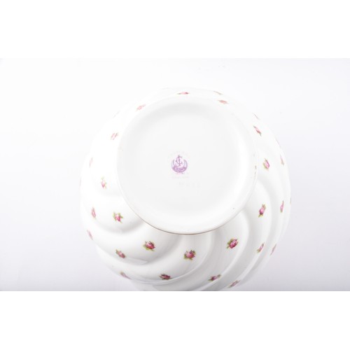 337 - A collection of ceramics including two Coalport Rococo-style vases, both of baluster form with flare... 