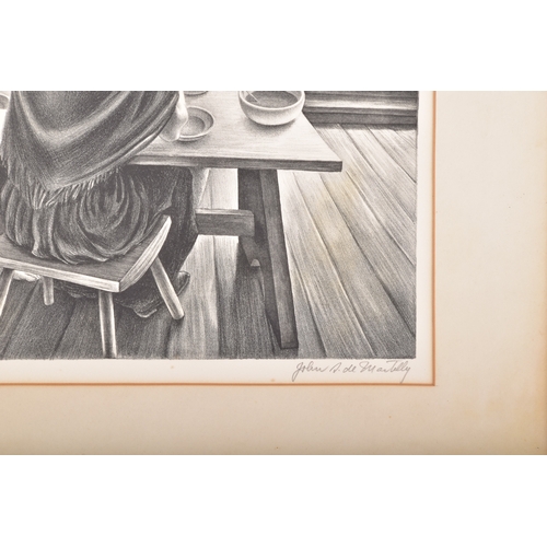 226 - John Stockton Demartelly (American, 1903-1979)'Give Us This Day'A limited edition signed lithograph ... 