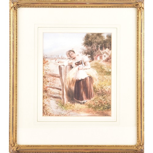 227 - A collection of four paintings, including 'House Marlborough' by W.P Cathourne(?), depicting a pasto... 