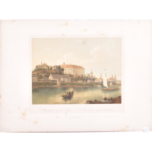 229 - A mixed collection of 19th and early 20th century prints and pictures, including architectural and t... 