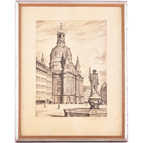 229 - A mixed collection of 19th and early 20th century prints and pictures, including architectural and t... 