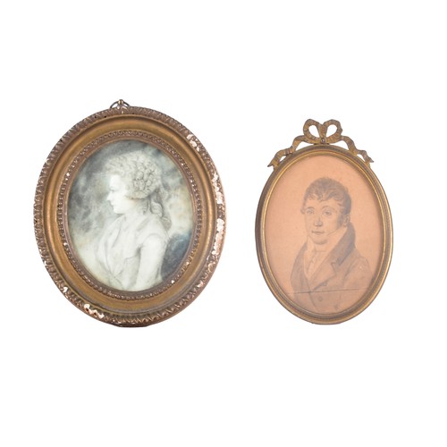 231 - A mixed collection of 19th century and later portrait studies and prints, including a hand-coloured ... 