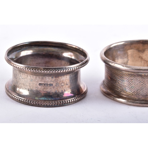 150 - A George V silver tazza, hallmarked for London 1915, 19 cm diameter, 12.5 cm high, together with two... 