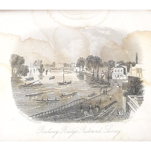 238 - A quantity of vaious framed prints to include scenes of Richmond Surrey, the French Revolution, pros... 