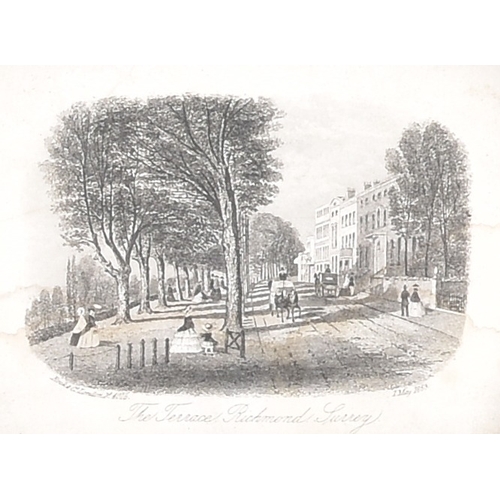 238 - A quantity of vaious framed prints to include scenes of Richmond Surrey, the French Revolution, pros... 