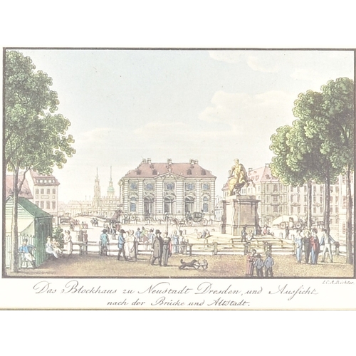 238 - A quantity of vaious framed prints to include scenes of Richmond Surrey, the French Revolution, pros... 