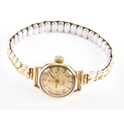 59 - A David Anderson green enamel leaf brooch, Victorian style yellow metal brooch, a pair of yellow met... 