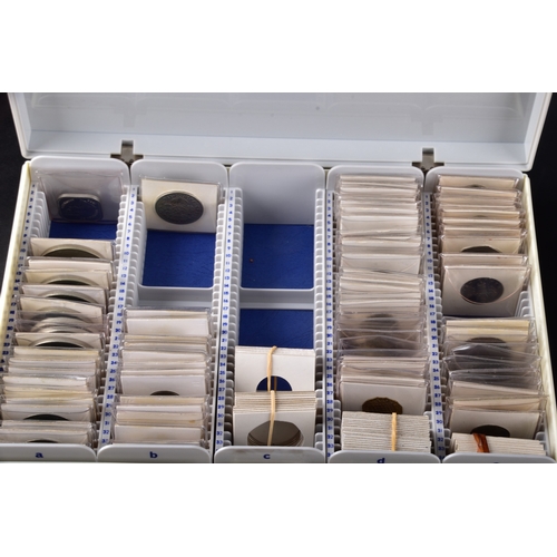 99 - A collection of coins, including four cased United Kingdom silver proof one pound coins, a cased 197... 