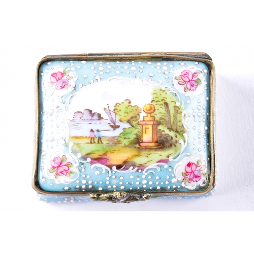 186 - A David Anderson cruet set, the bottle tops decorated with silver and engine turned pink and purple ... 