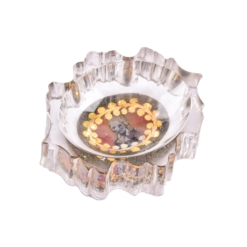 199 - A mixed group of late 19th to early 20th century glassware, including a cut glass decanter with a si... 