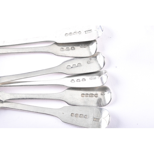 190 - A collection of Victorian silver teaspoons, including a set of six hallmarked for London 1838 by 'W.... 