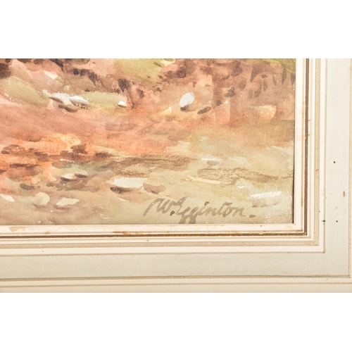 225 - Wycliffe Egginton (British, 1875-1951)A landscape of sheep grazing on open moorland beneath a wide, ... 