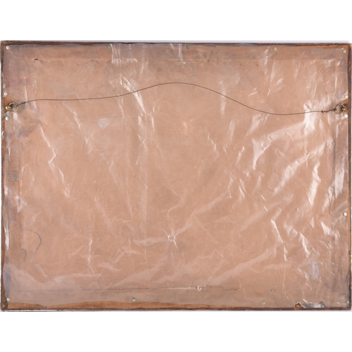 225 - Wycliffe Egginton (British, 1875-1951)A landscape of sheep grazing on open moorland beneath a wide, ... 