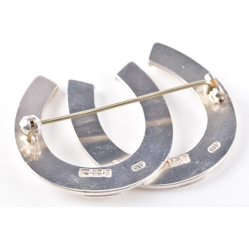 198 - A small group of silver, including a Victorian silver inkwell, hallmarked for London 1898 by Sampson... 