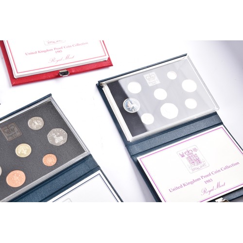 107 - A large collection of Royal Mint UK Proof Coins Collection sets, covering a range of years from 1970... 