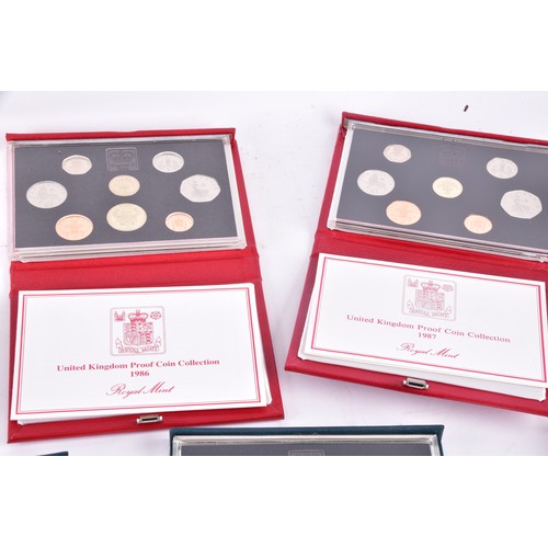 107 - A large collection of Royal Mint UK Proof Coins Collection sets, covering a range of years from 1970... 