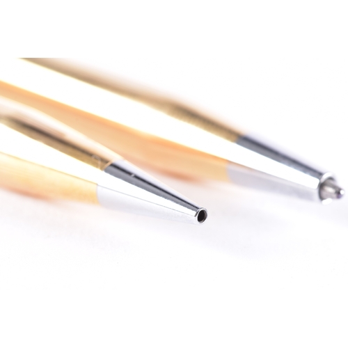 33 - Two vintage Cross Classic Century 14ct pens, including a ballpoint pen and a pencil, both with perso... 