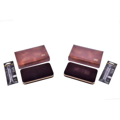 33 - Two vintage Cross Classic Century 14ct pens, including a ballpoint pen and a pencil, both with perso... 