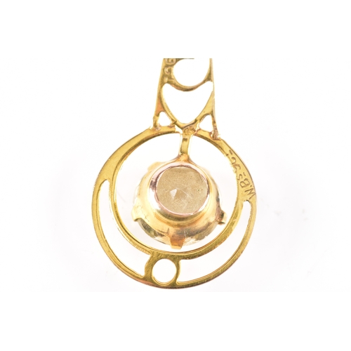 76 - A collection of gold earrings, including a pair of 9ct yellow gold turquoise set openwork floral stu... 