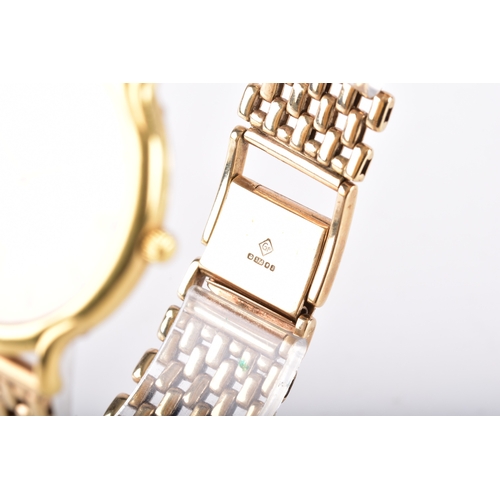 120 - Omega De Ville Vasarely vintage 18ct yellow gold watch, the brushed champagne dial with Roman and ba... 