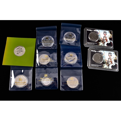 113 - A mixed collection of modern commemorative issues, including a cased Magna Carta 800th Anniversary s... 