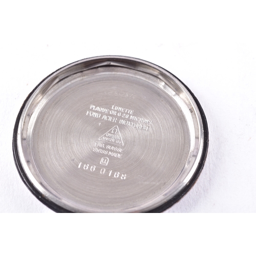 129 - A 1970's Omega Geneve Automatic gold plated wristwatch, reference 166 0168, the silvered dial with b... 