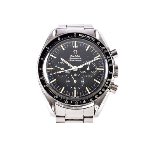119 - An Omega Speedmaster Professional reference 145022 - 68 ST stainless steel wristwatch circa 1968, tr... 