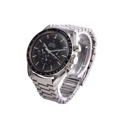119 - An Omega Speedmaster Professional reference 145022 - 68 ST stainless steel wristwatch circa 1968, tr... 