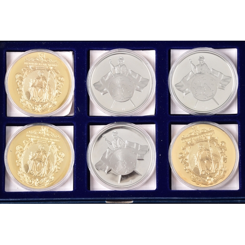 87 - Four boxed sets of Windsor Mint bank note commemorative coins.