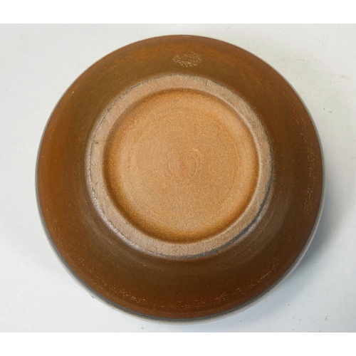 107 - Peter Dick (1936 - 2012), a  bowl for Coxwold Pottery, impressed mark, diameter 16cm.