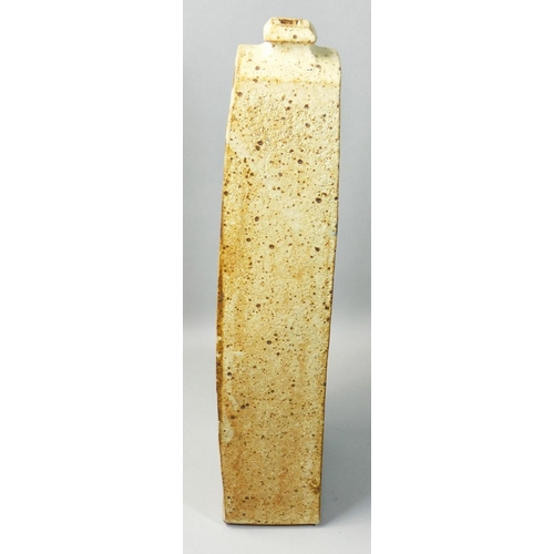 123 - G.W.C. (Pen-y-Bryn Ceramics), a textured pottery vase, stamped, height 41cm.