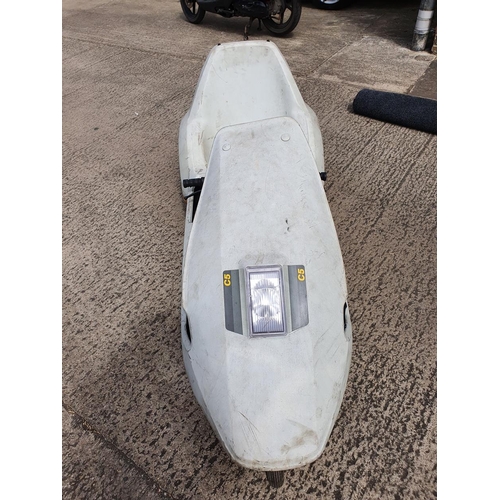 102 - Sinclair C5, 1985, serial number 10005202064. 12 volt, 250 Watt. To Be sold on behalf of Martin Hous... 