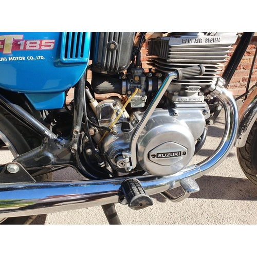 1039 - 1978 Suzuki 250 X7, 249cc. registration number KNP 8T. Frame number 500201. Engine number GT2502 101... 