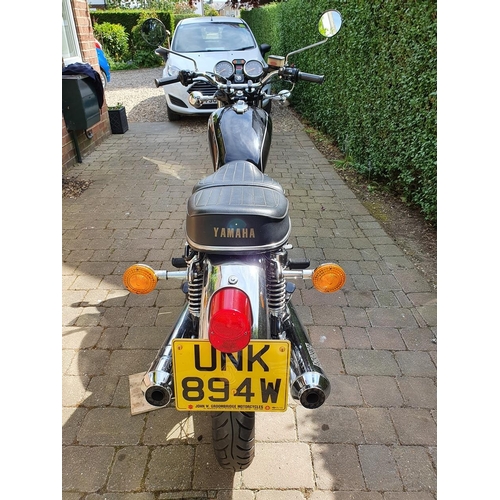 1049 - 1981 Yamaha XS650, 653cc. Registration number UNK 894W. Frame number 447- 856128. Engine number 8561... 