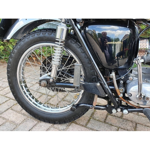 1057 - 1960 Triumph T100A, 500 cc. Registration number 671 LKR. Frame number T100A H17622. Engine number  T... 