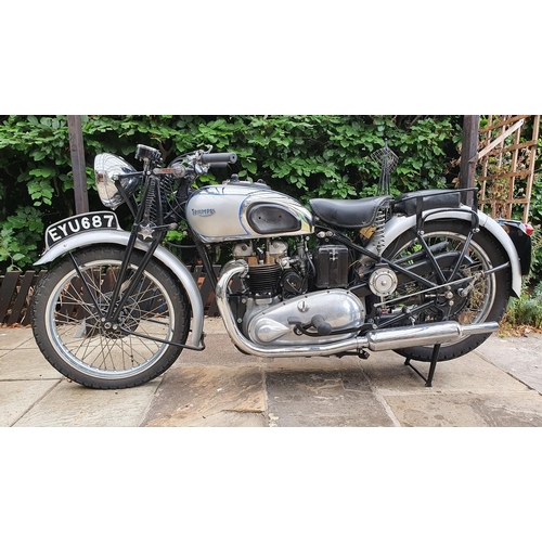 1061 - 1938 Triumph Tiger 100, 500 cc. (see text). Registration number EYV 687. Frame number TH 6362. Engin... 