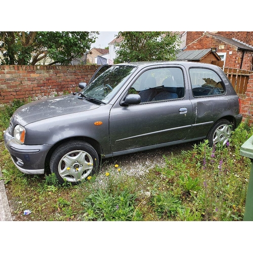 1003 - 2002 Nissan Micra Tempest, 998cc. Registration number YS52 BCE. Chassis number SJNEAAK11U4252514. En... 