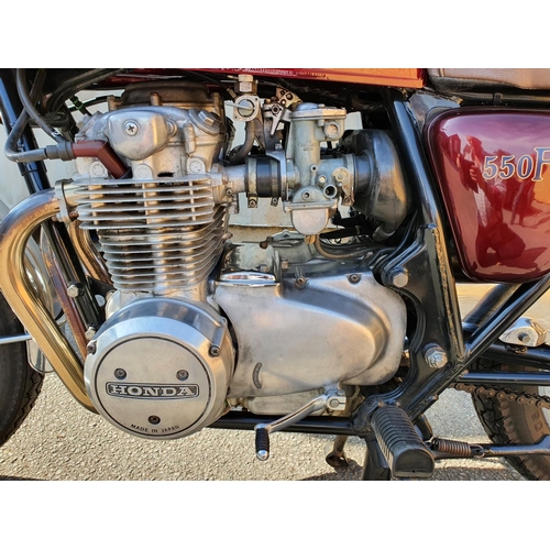 1038 - 1979 Honda CB550F, 544cc. Registration number TCC 877T. Frame number 2110154. Engine number TBC. Hon... 