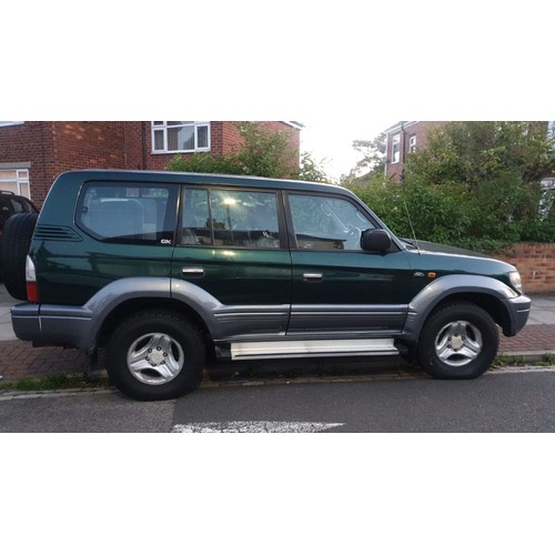 1001 - 2002 Toyota Landcruiser Colorado GX 3.0 TD, 7 seater, 2,982 cc. Registration number PX52 KNV. Chassi... 