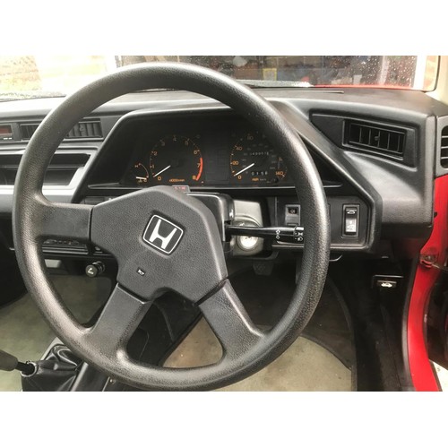 1002 - 1985 Honda Civic CRX, 1488cc. Registration number B484 APU. Chassis number 0100900. Engine number 12... 