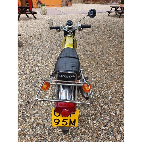 1031 - 1973 Honda SS50, 49cc. Registration number UXF 95M (not recorded with DVLA, see text). Frame number ... 