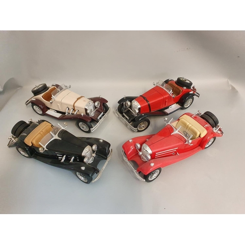 49 - Bburango 1:20 scale die cast model; Mercedes Benz 500 K, box, 1 :18 scale Mercedes Benz SSK, box, to... 