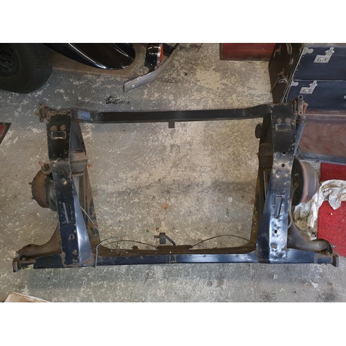 67 - A Mini subframe with suspension, unknown age.