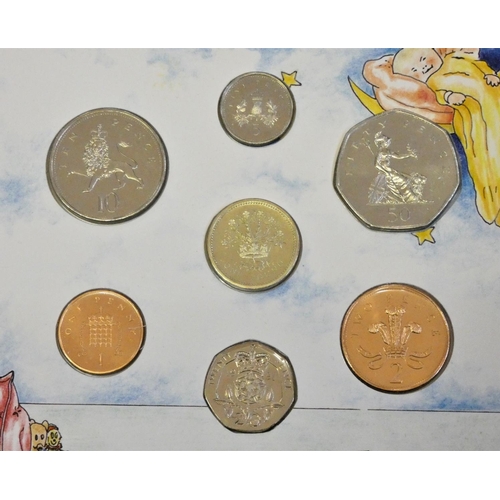 121 - Five Great Britain & Northern Ireland coin sets, 1953 - 1991 (5).