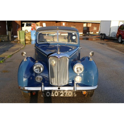 1006 - 1954 Riley RME, 1496 cc. Registration number OAO 270. Chassis number RME 22608. Engine number RMA 12... 